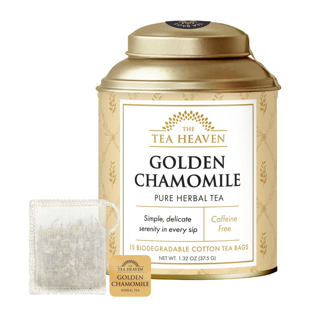The Tea Heaven - Golden Chamomile Tea Bag Canister