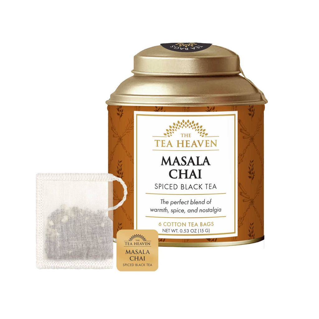 The Tea Heaven - Masala Chai Mini Tea Bag Canister