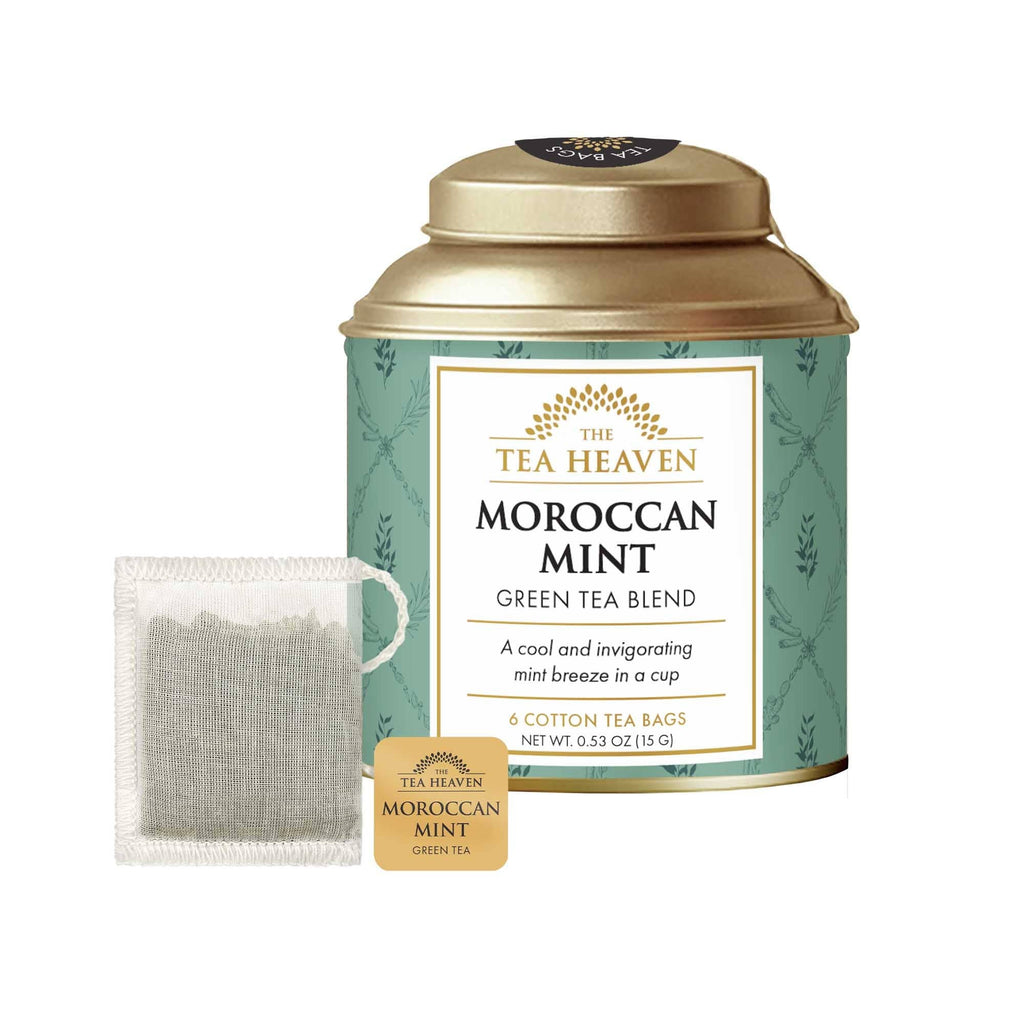 The Tea Heaven - Moroccan Mint Mini Tea Bag Canister