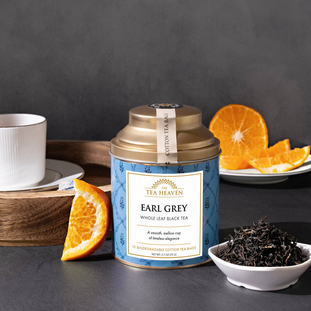 The Tea Heaven - Earl Grey Tea Bag Canister