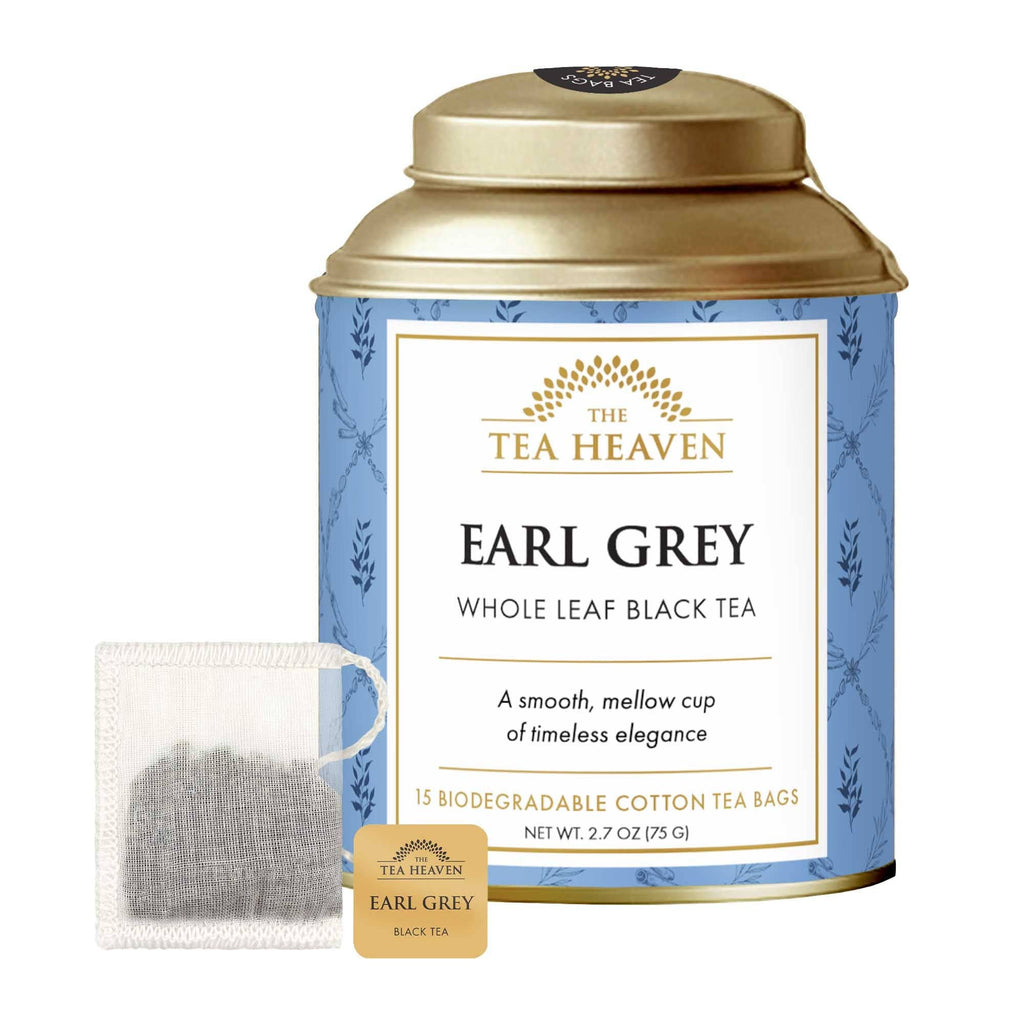 The Tea Heaven - Earl Grey Tea Bag Canister