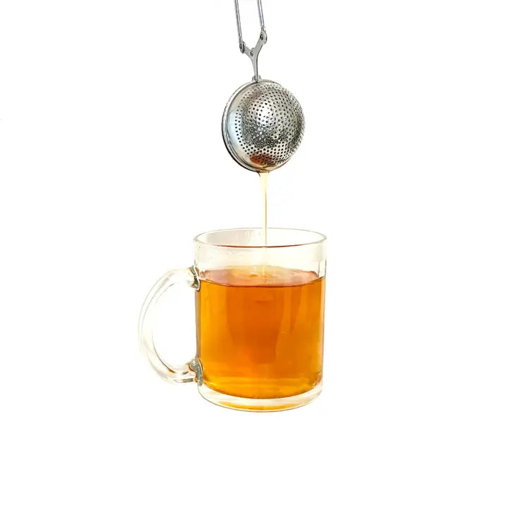 Thistle & Sprig Tea Company - Easy Tea Ball  Infuser with Handle,  Eco Stainless Steel