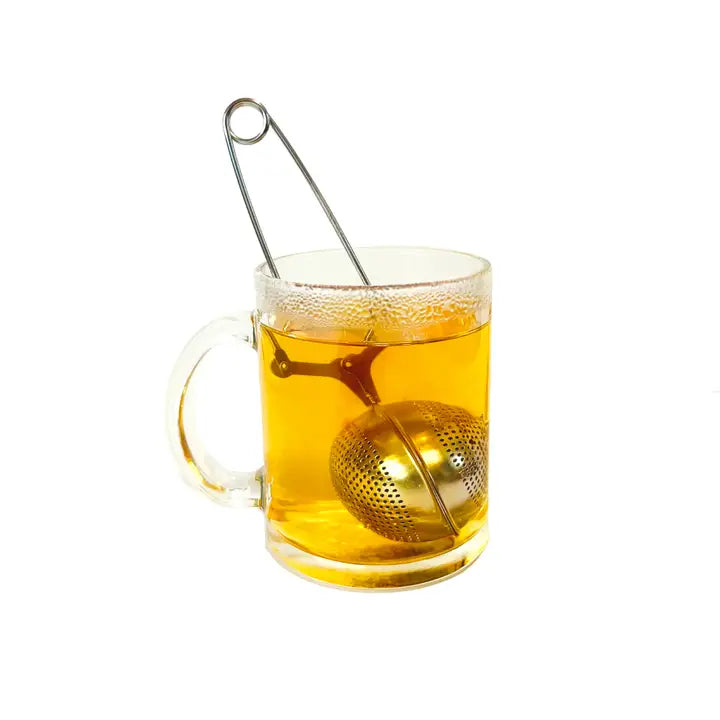 Thistle & Sprig Tea Company - Easy Tea Ball  Infuser with Handle,  Eco Stainless Steel