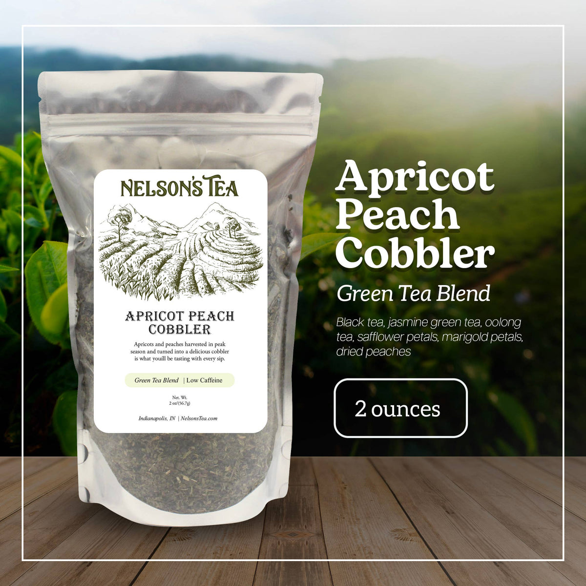 Nelson's Tea - Apricot Peach Cobbler