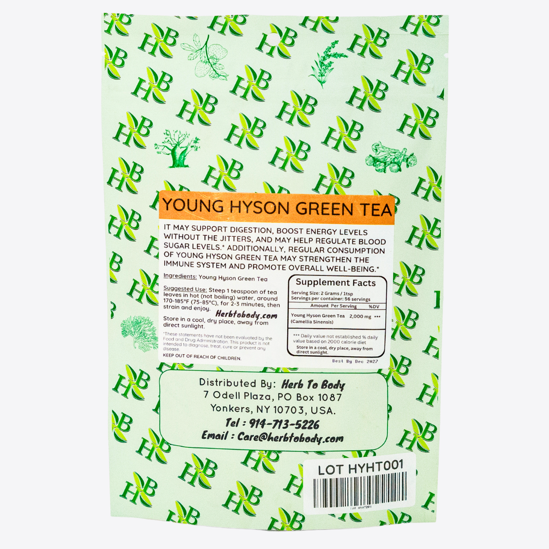 Herb To Body - Young Hyson Green Tea 4oz