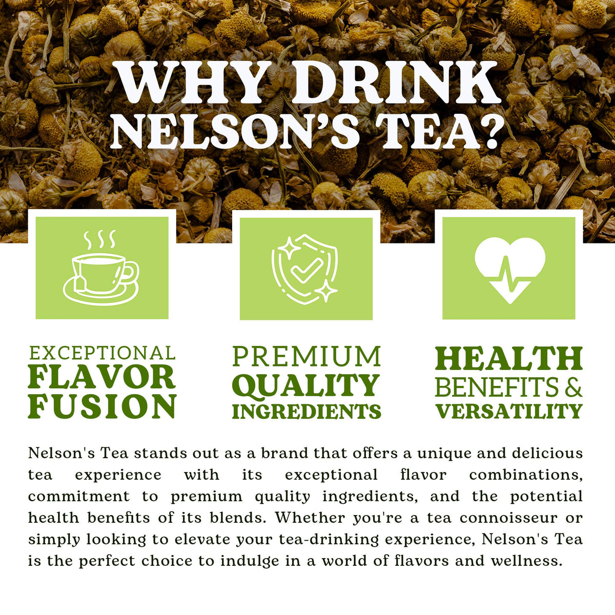 Nelson's Tea - Chamomile Honey Vanilla