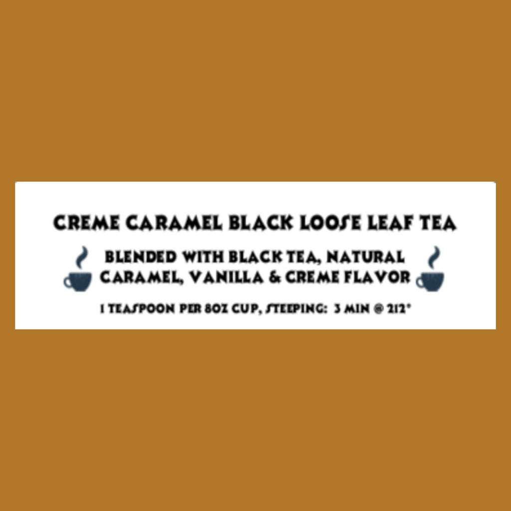 The Grateful Tea Co - Creme Caramel Black Loose Leaf Tea (4 Sizes)